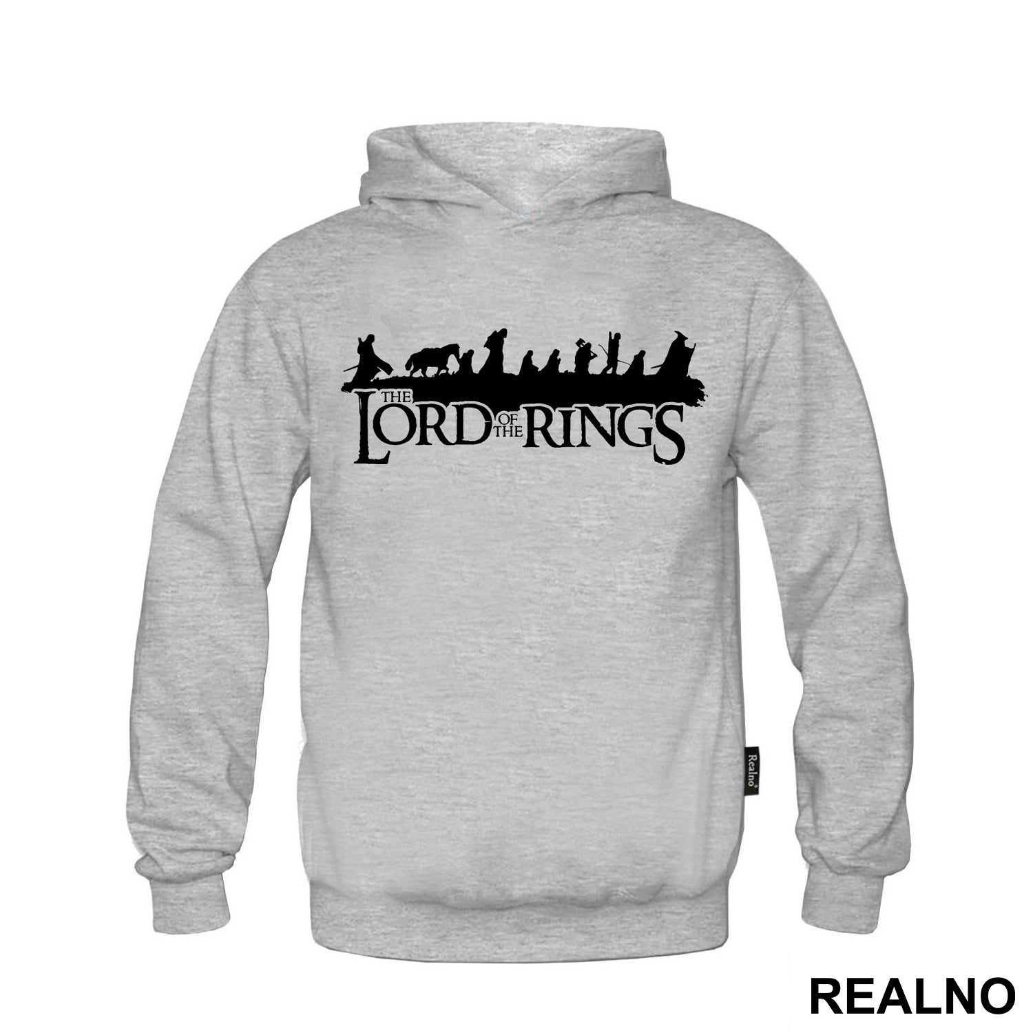 Black Silhouette - Fellowship Shadows- Lord Of The Rings - LOTR - Majica