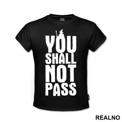 You Shall Not Pass - Gandalf - Blue - Lord Of The Rings - LOTR - Majica