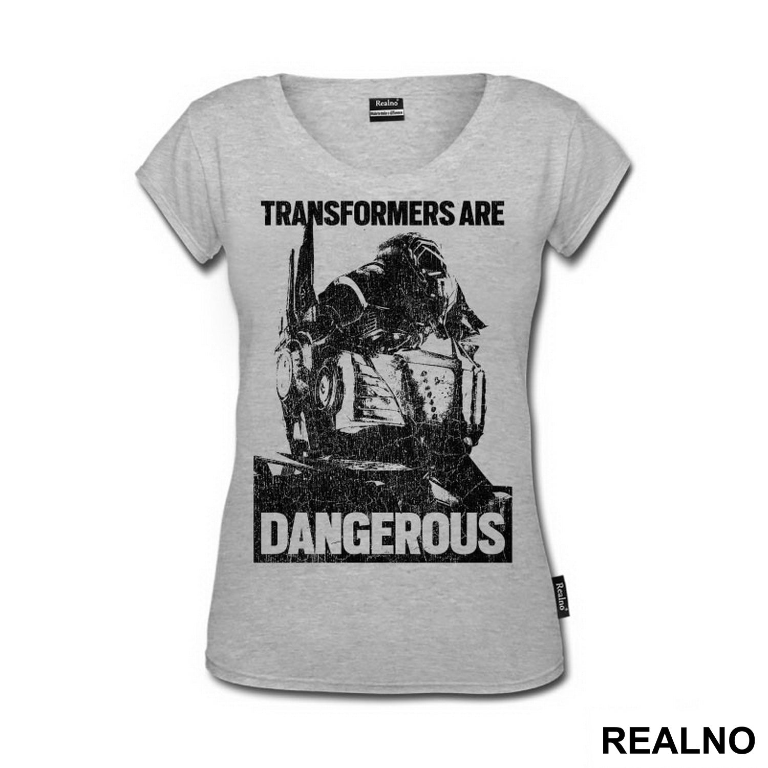 Optimus Prime - Black - Age Of Extinction - Transformers Are Dangerous - Transformers - Majica