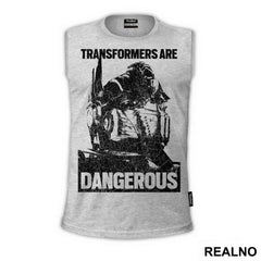 Optimus Prime - Black - Age Of Extinction - Transformers Are Dangerous - Transformers - Majica