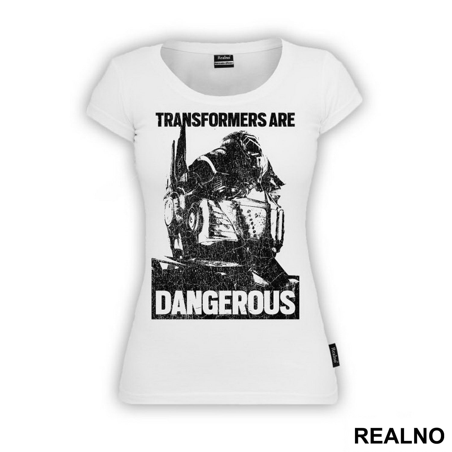 Optimus Prime - Black - Age Of Extinction - Transformers Are Dangerous - Transformers - Majica