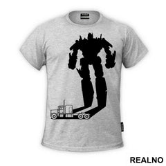 Optimus Prime - Black Shadow - Transformers - Majica