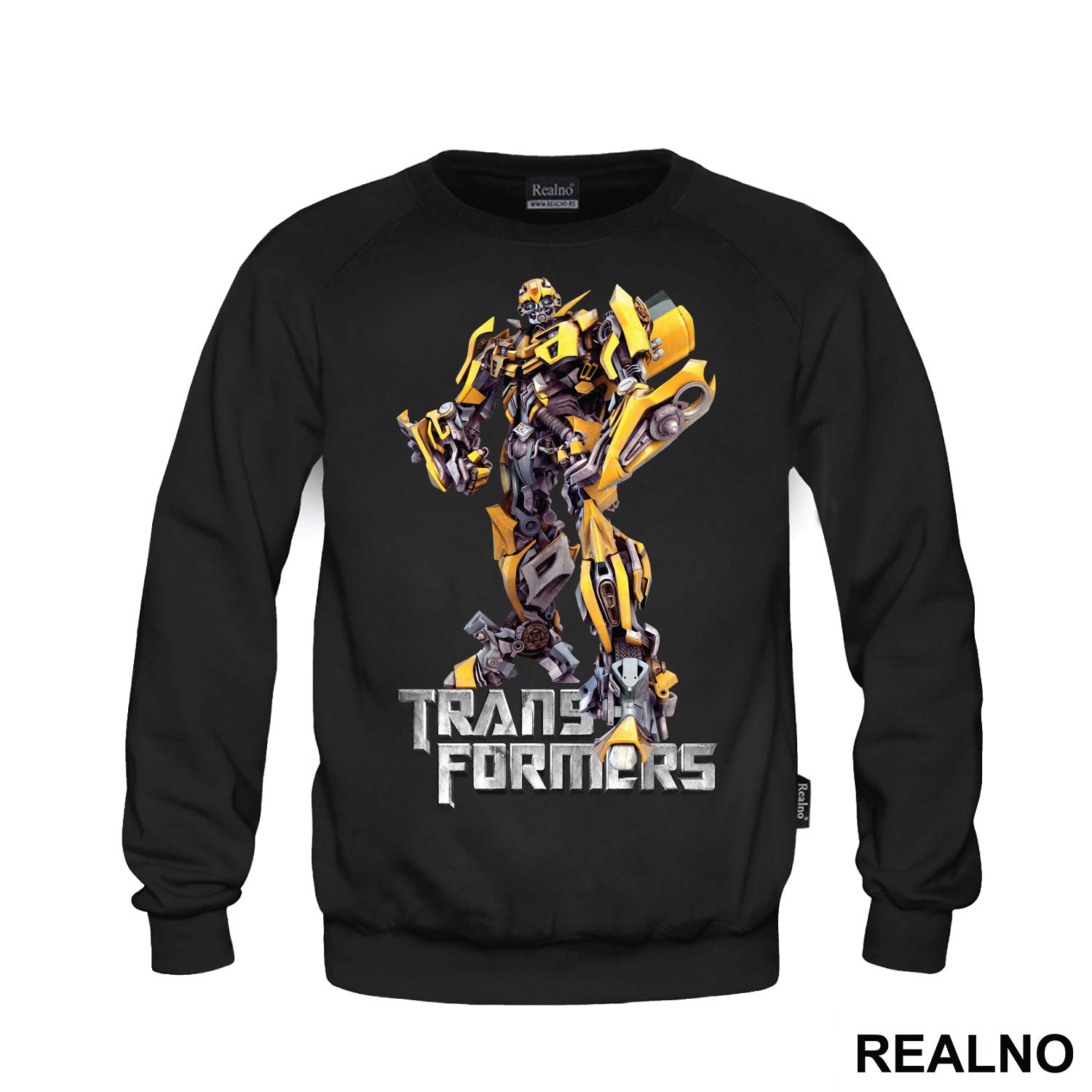 Bumblebee And Metallic Logo - Transformers - Majica