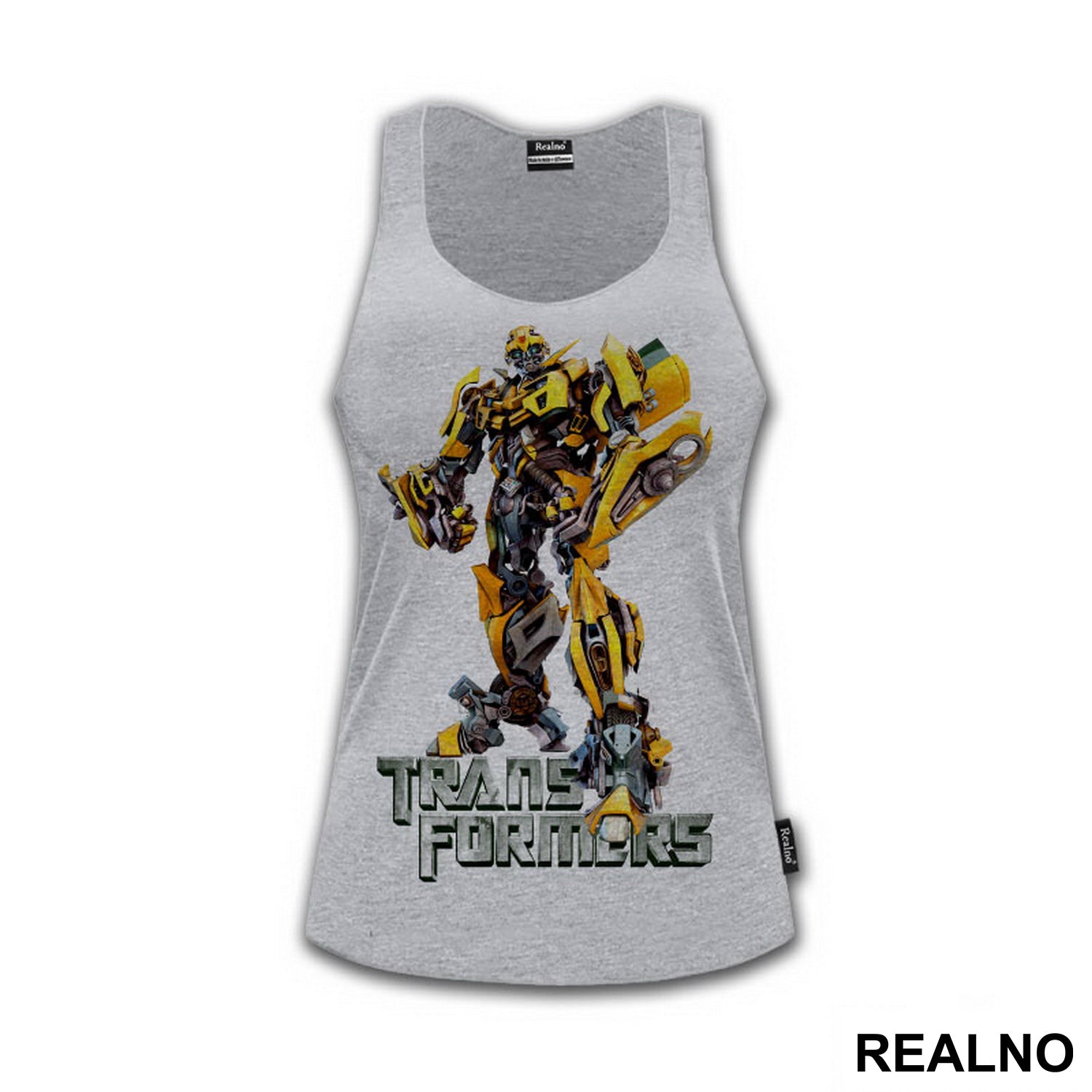 Bumblebee And Metallic Logo - Transformers - Majica