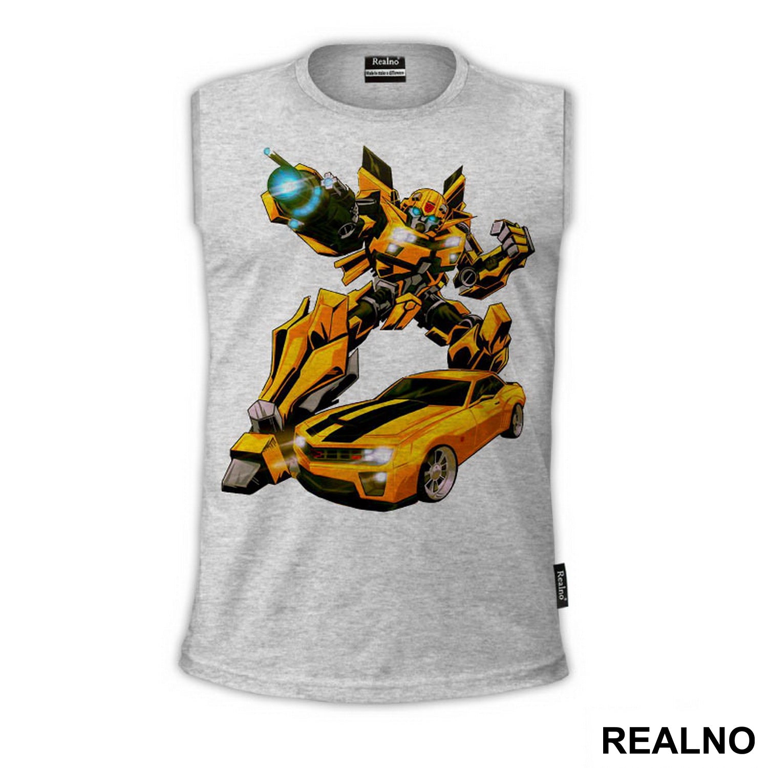 Bumblebee And Chevrolet Camaro - Drawing - Transformers - Majica