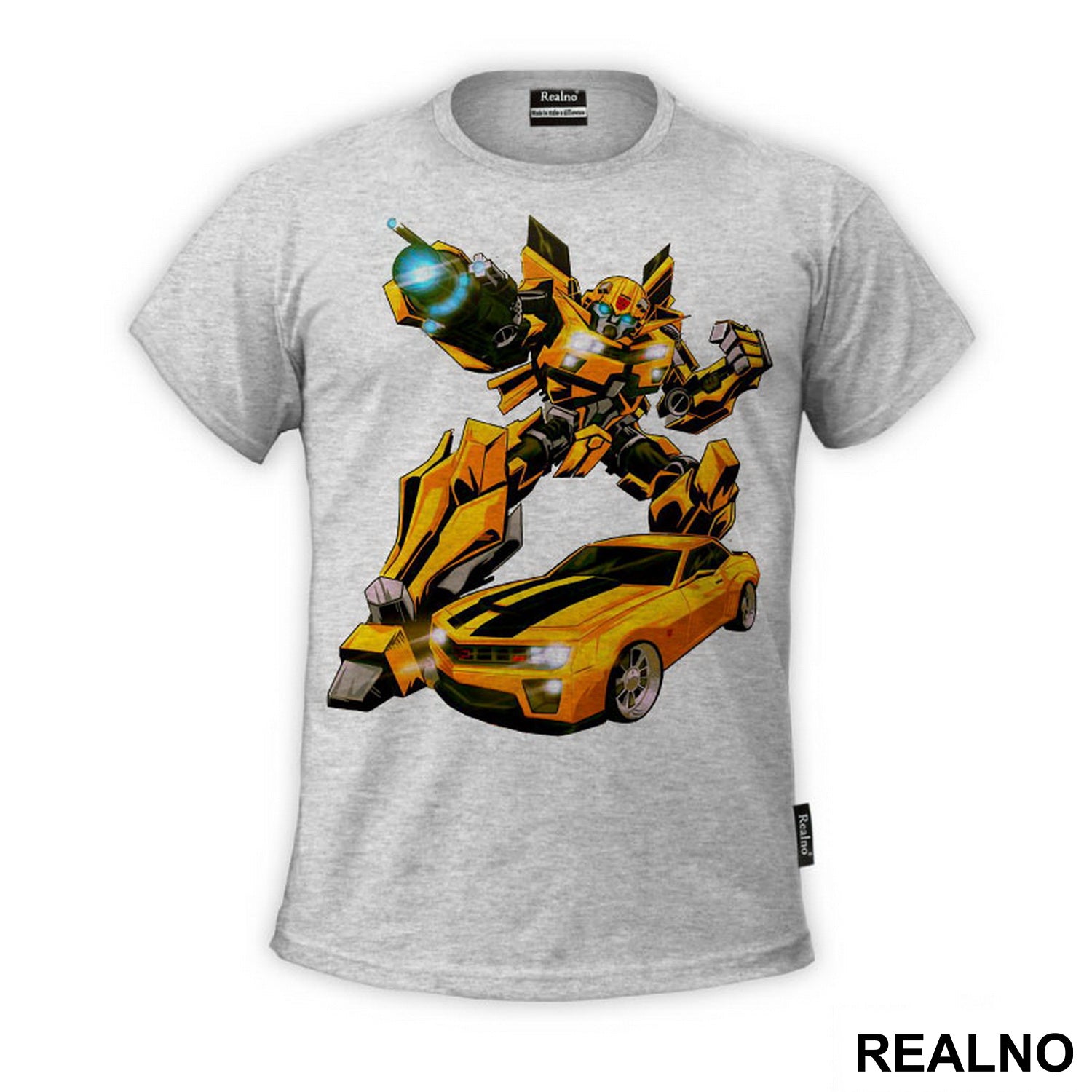 Bumblebee And Chevrolet Camaro - Drawing - Transformers - Majica
