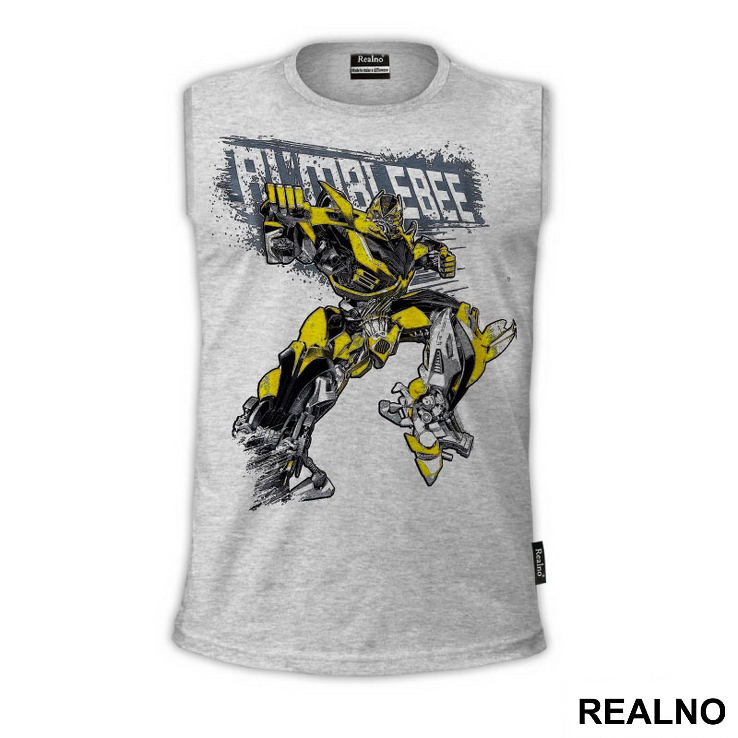 Bumblebee And Logo - Drawing - Transformers - Majica