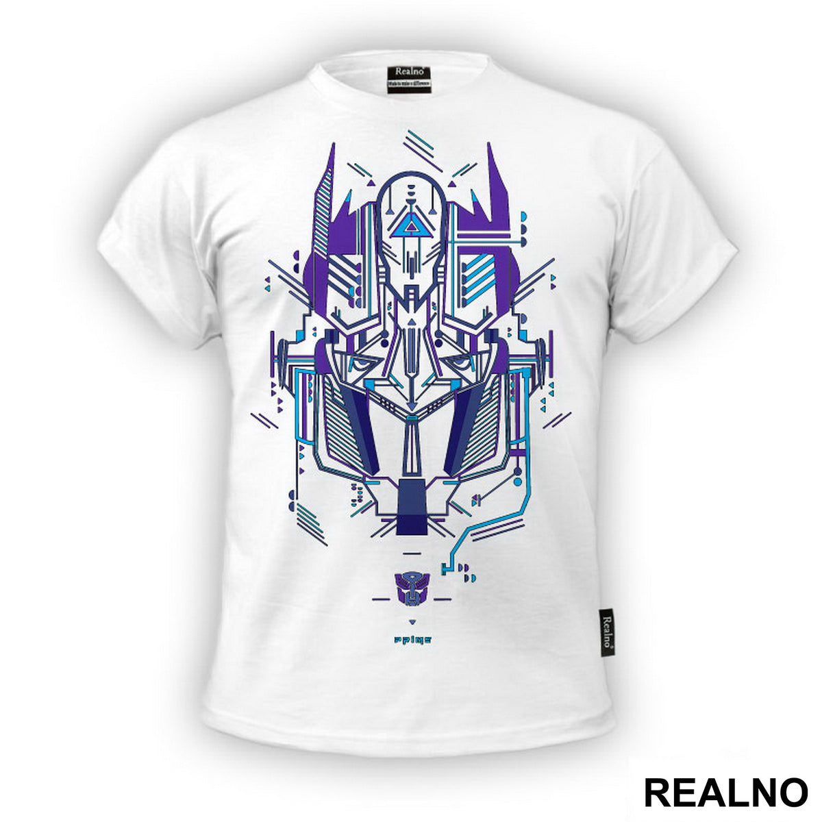 Optimus Prime - Purple Contour - Transformers - Majica