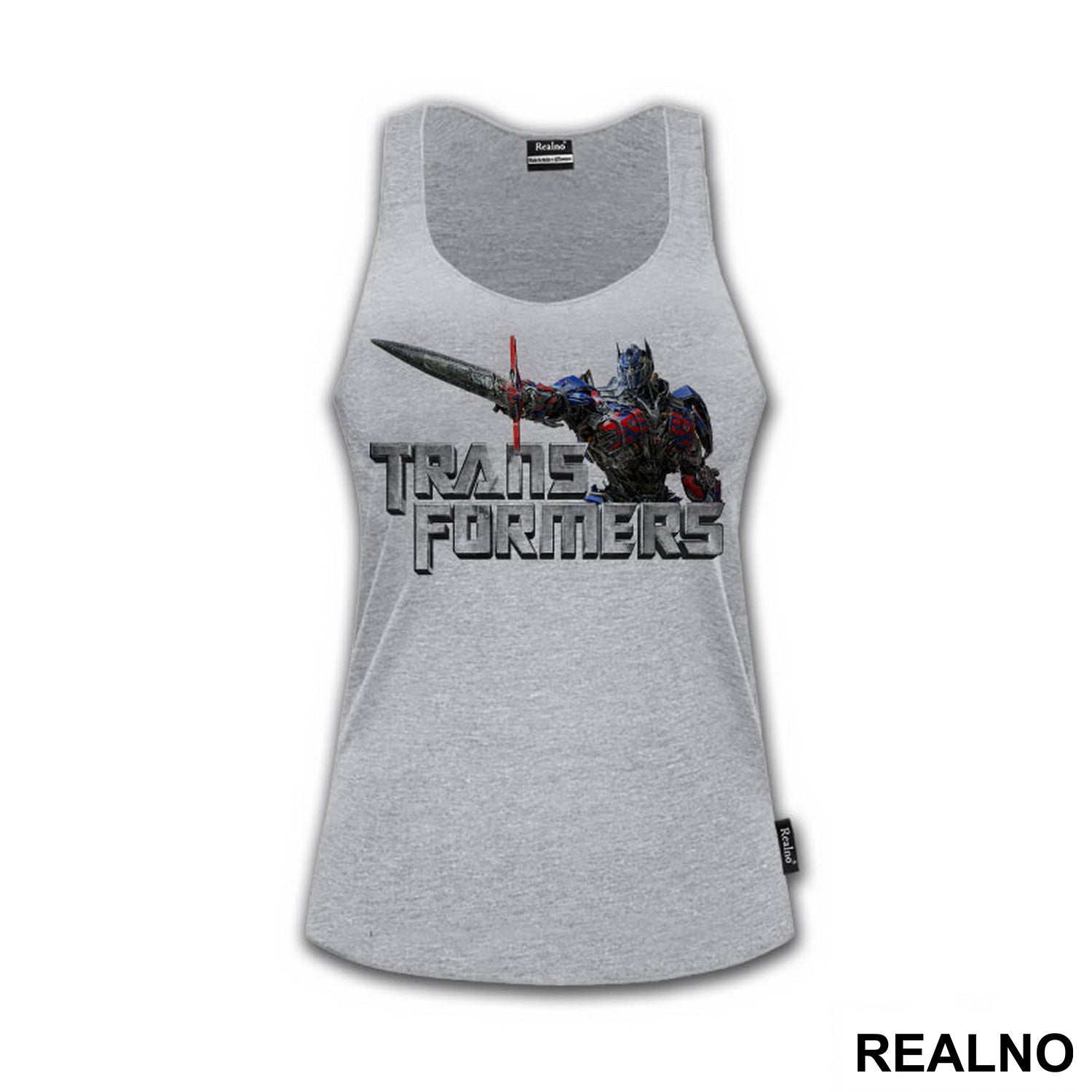 Optimus Prime And Metallic Logo - Transformers - Majica
