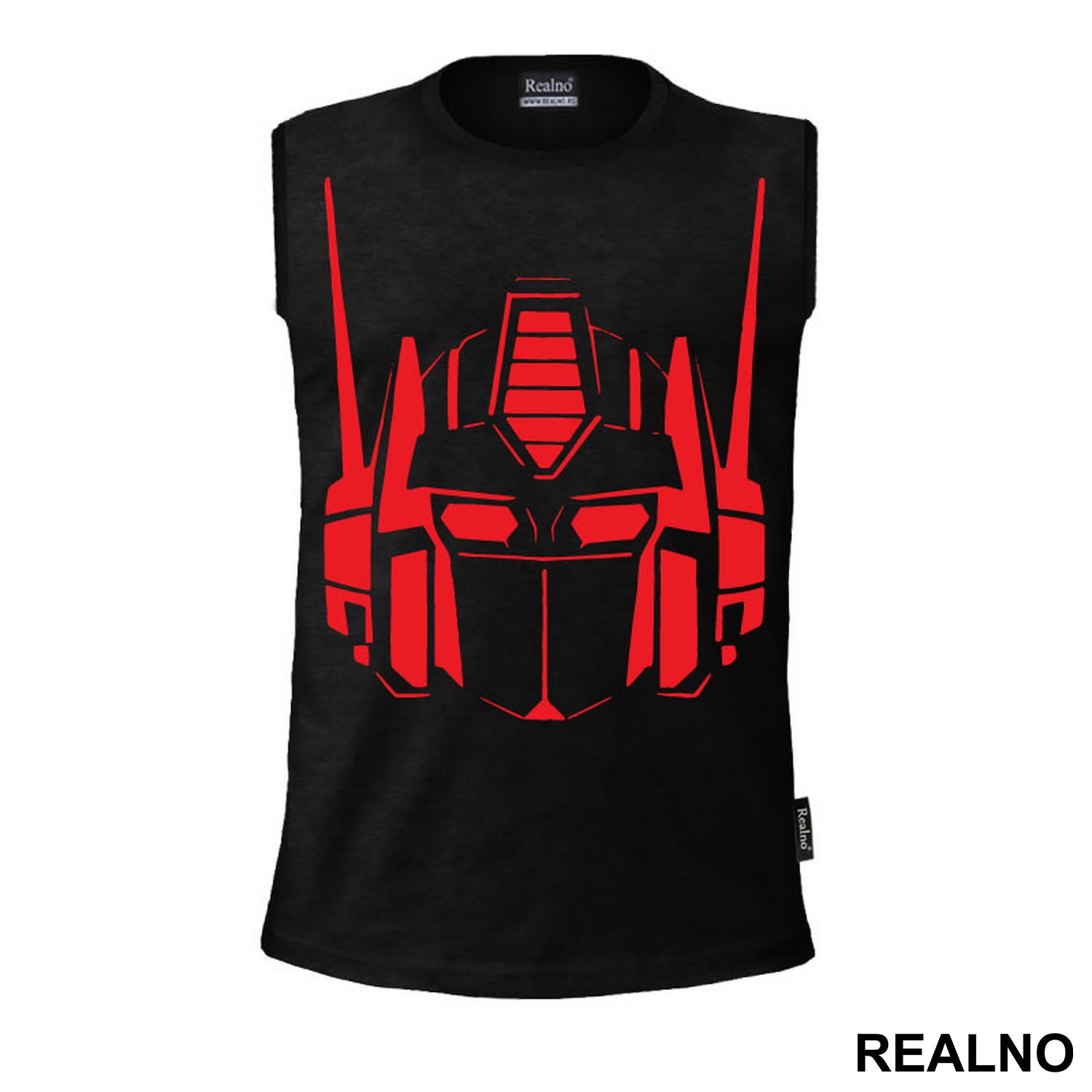 Optimus Prime - Red Stencil - Transformers - Majica