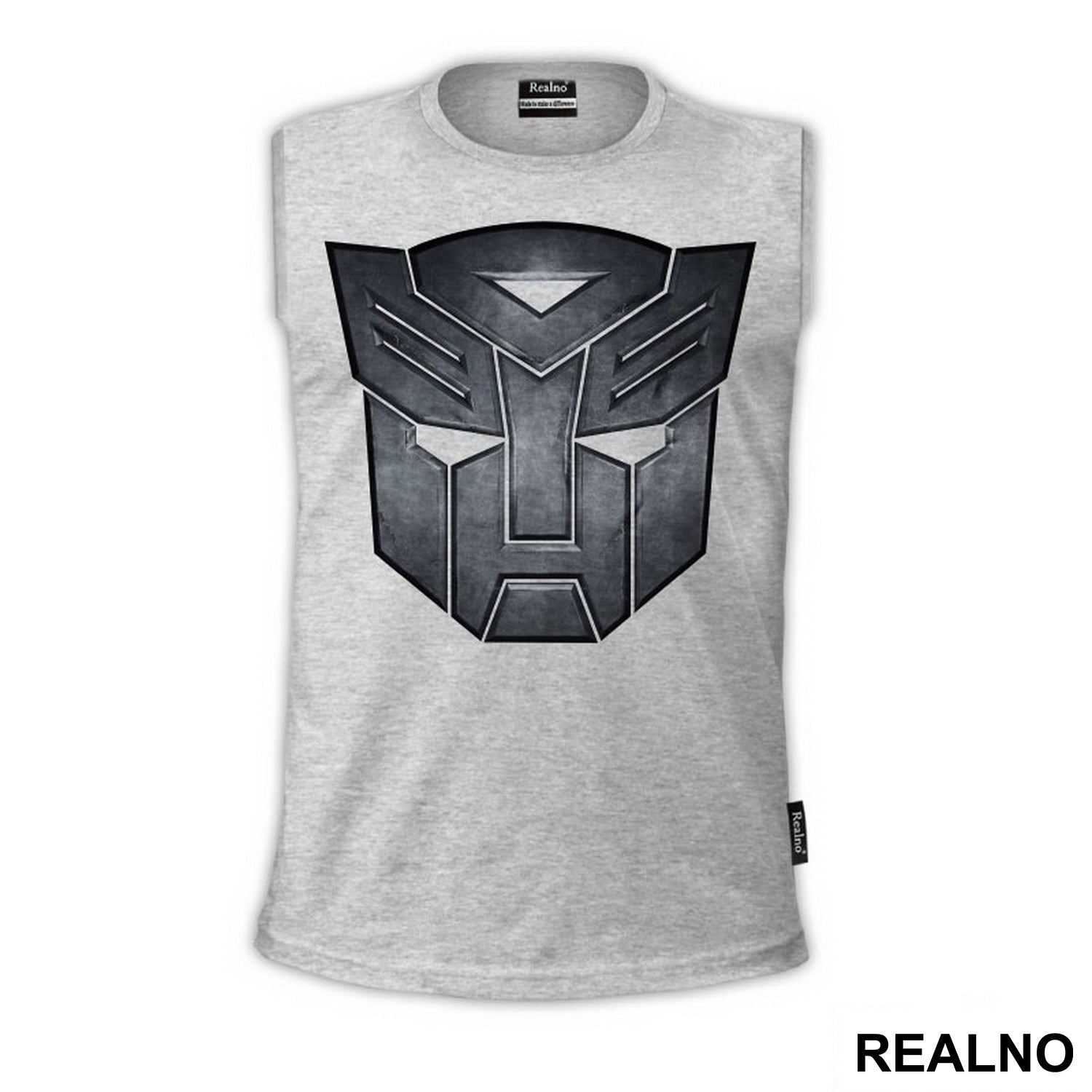 Autobot Metallic Logo - Transformers - Majica