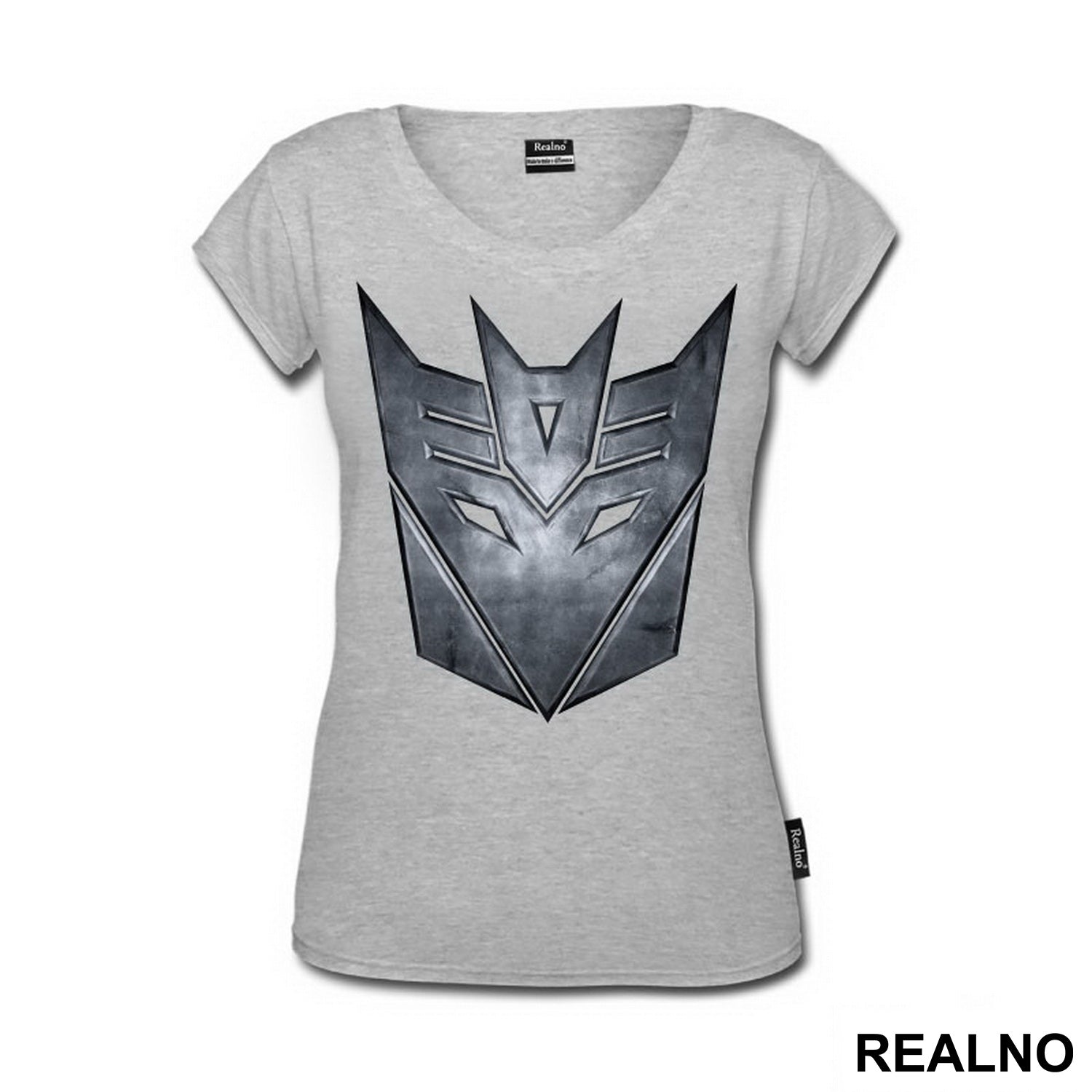 Decepticon Metallic Logo - Transformers - Majica