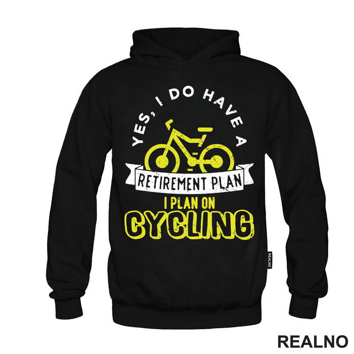 Retirement Plan - Yellow - Bickilovi - Bike - Majica
