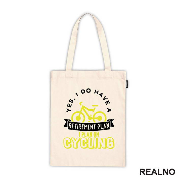 Retirement Plan - Yellow - Bickilovi - Bike - Majica