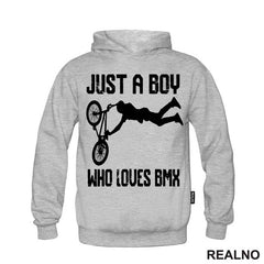 Just A Boy Who Loves BMX - Bickilovi - Bike - Majica