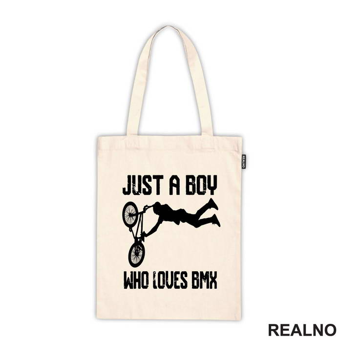 Just A Boy Who Loves BMX - Bickilovi - Bike - Majica