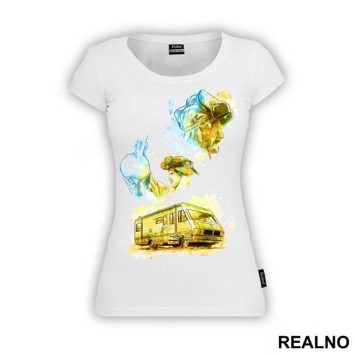 Heisenberg, Jessie And Lab - Breaking Bad - Majica