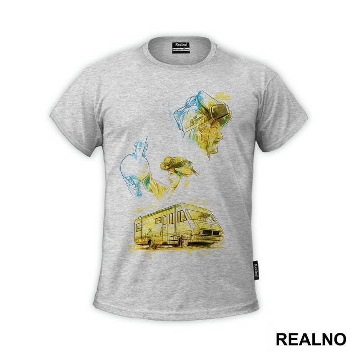 Heisenberg, Jessie And Lab - Breaking Bad - Majica