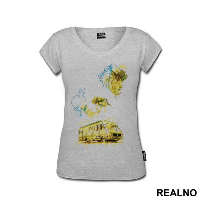 Heisenberg, Jessie And Lab - Breaking Bad - Majica
