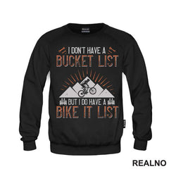 I Don't Have A Bucket List - Orange - Bickilovi - Bike - Majica