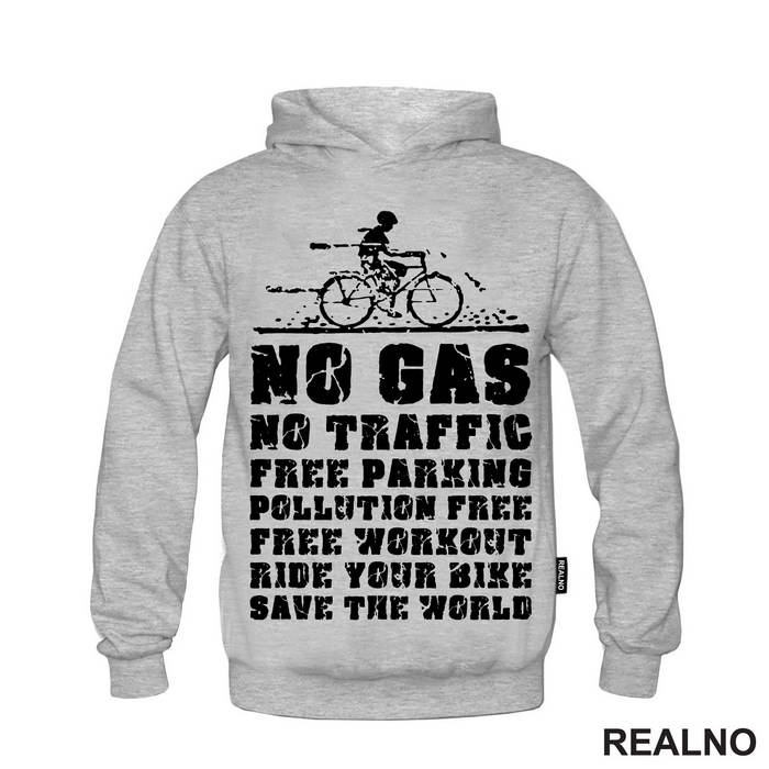 No Gas, No Traffic - Bickilovi - Bike - Majica