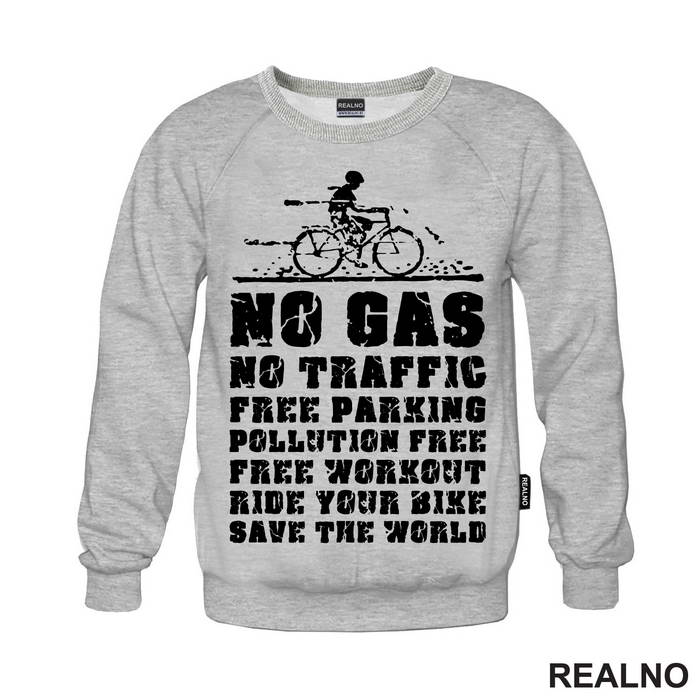 No Gas, No Traffic - Bickilovi - Bike - Majica