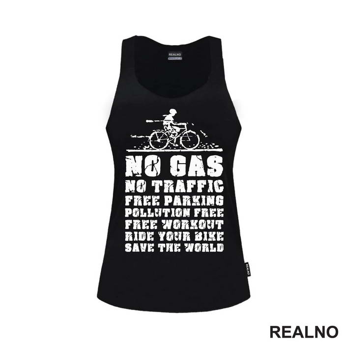 No Gas, No Traffic - Bickilovi - Bike - Majica