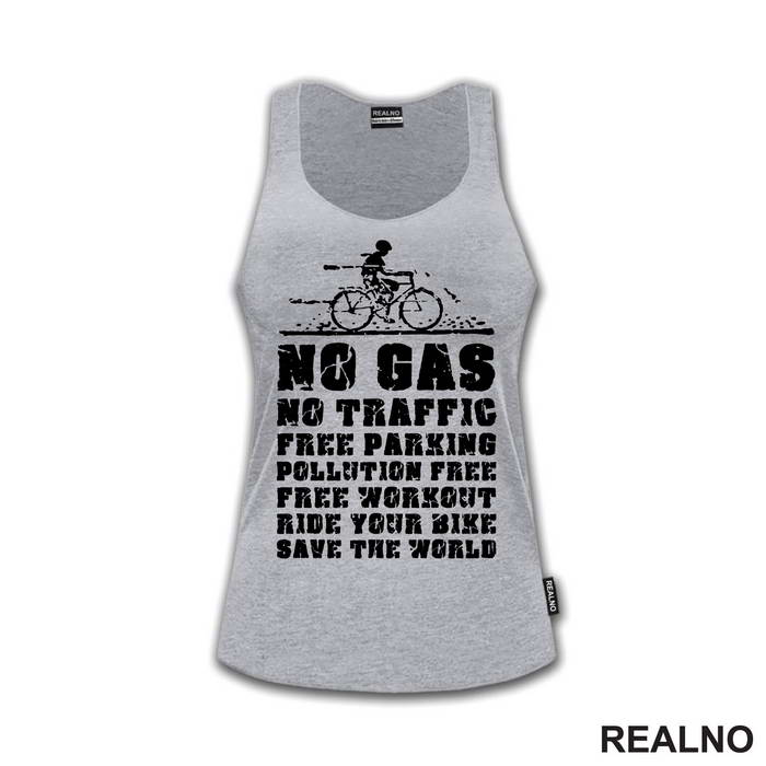 No Gas, No Traffic - Bickilovi - Bike - Majica