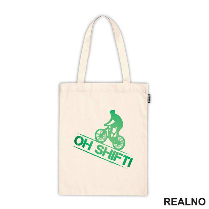Oh Shift - Green - Bickilovi - Bike - Majica