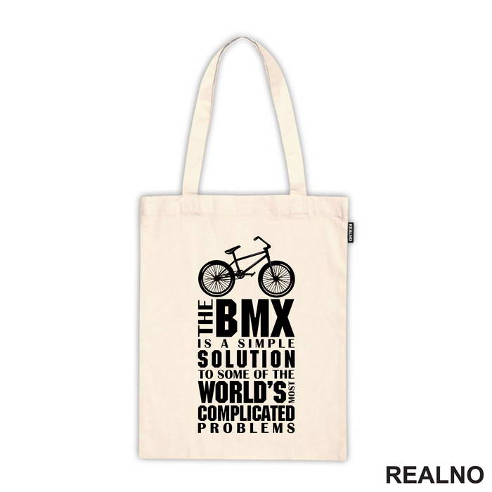 The BMX Is A Simple Solution - Bickilovi - Bike - Majica