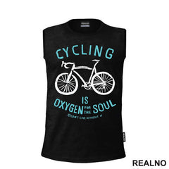 Cycling Is Oxygen For The Soul - Bickilovi - Bike - Majica