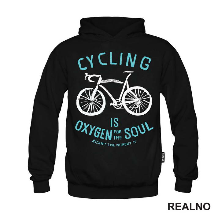 Cycling Is Oxygen For The Soul - Bickilovi - Bike - Majica