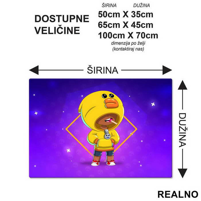 Sally Leon - Brawl Stars - Podmetač za sto