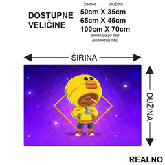 Sally Leon - Brawl Stars - Podmetač za sto