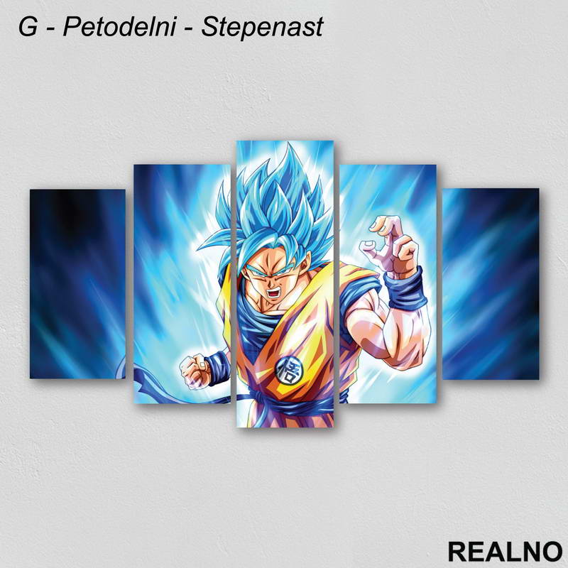 Super Saiyan - Goku - Slika na platnu - Kanvas