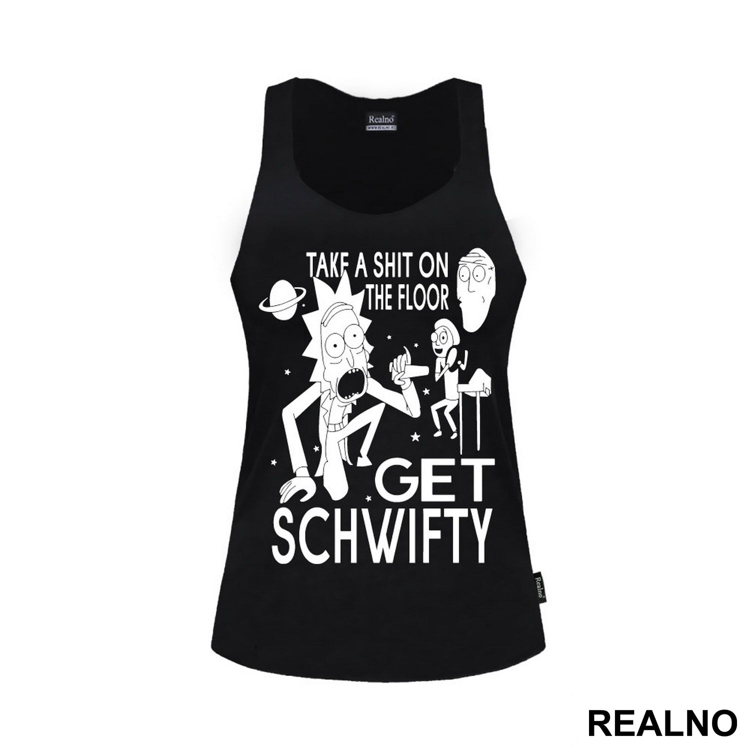 Take A Shit On The Floor, Get Schwifty - Rick And Morty - Majica