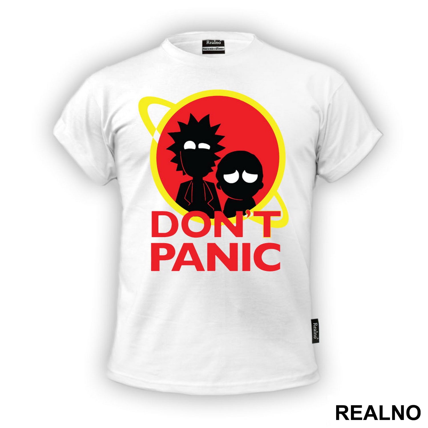 Don't Panic- Rick And Morty - Majica