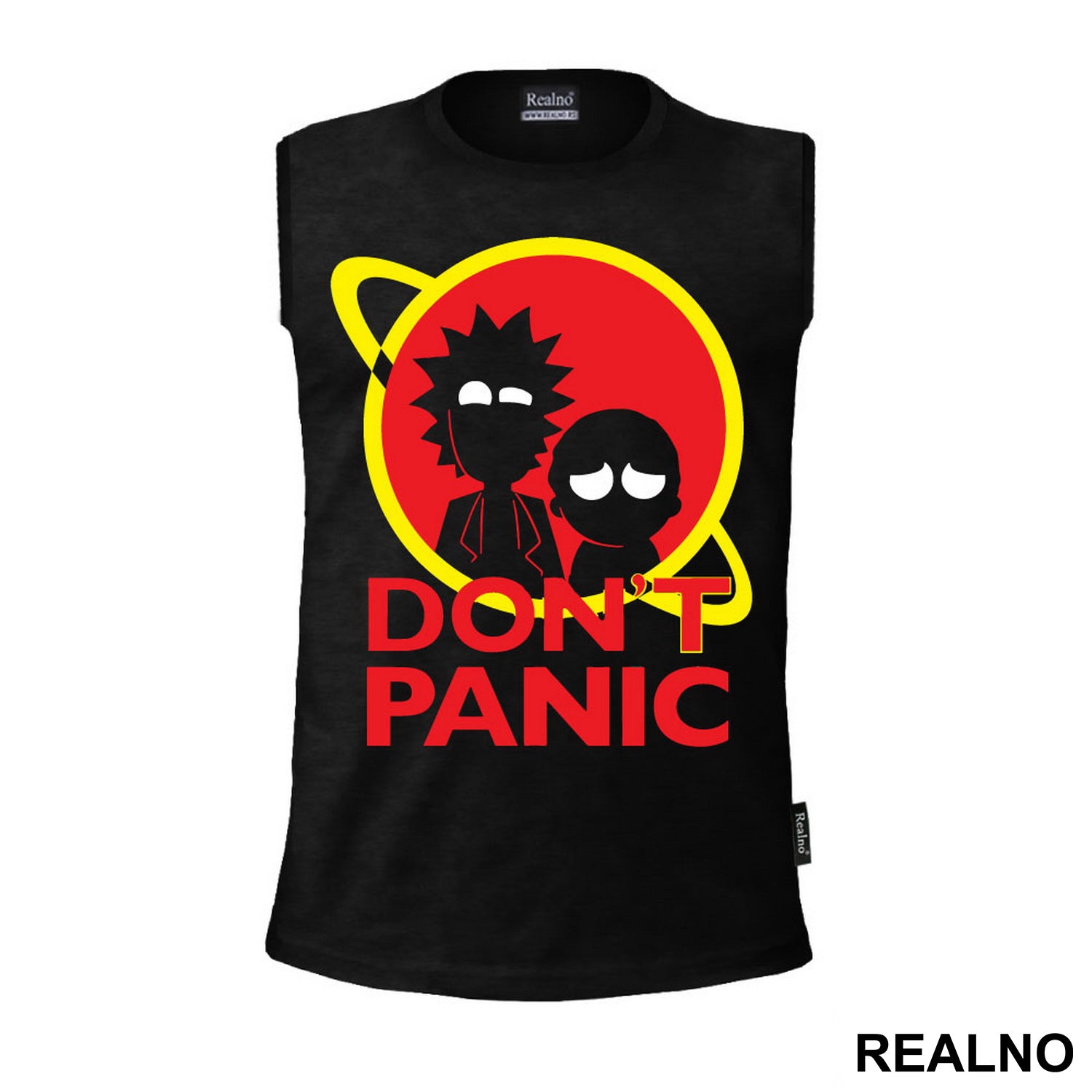 Don't Panic- Rick And Morty - Majica