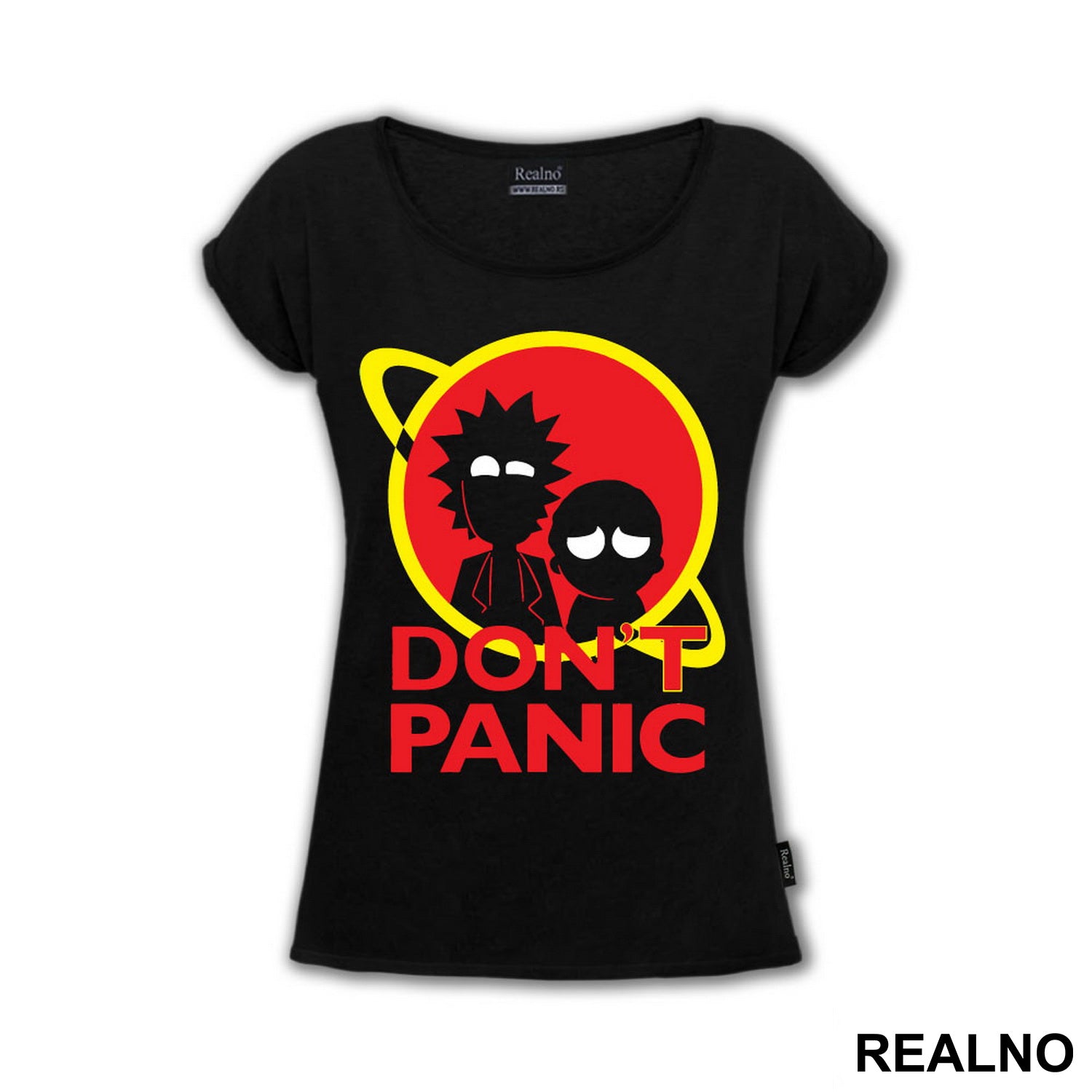 Don't Panic- Rick And Morty - Majica