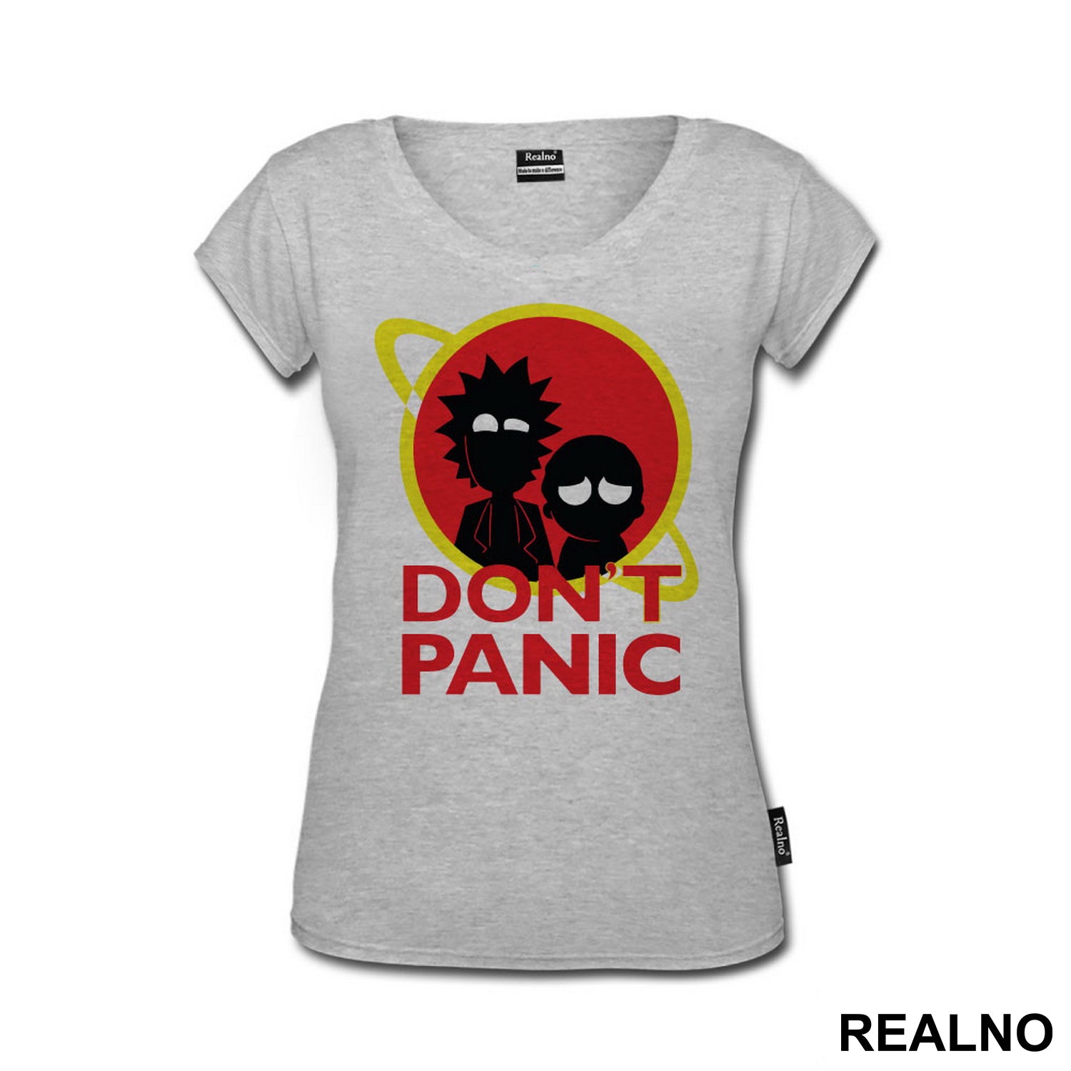 Don't Panic- Rick And Morty - Majica