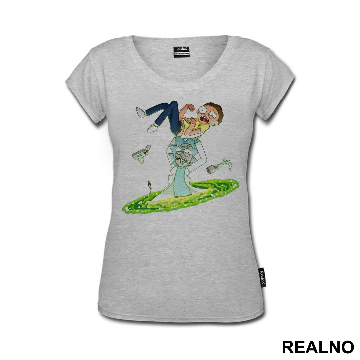 Throwing- Rick And Morty - Majica