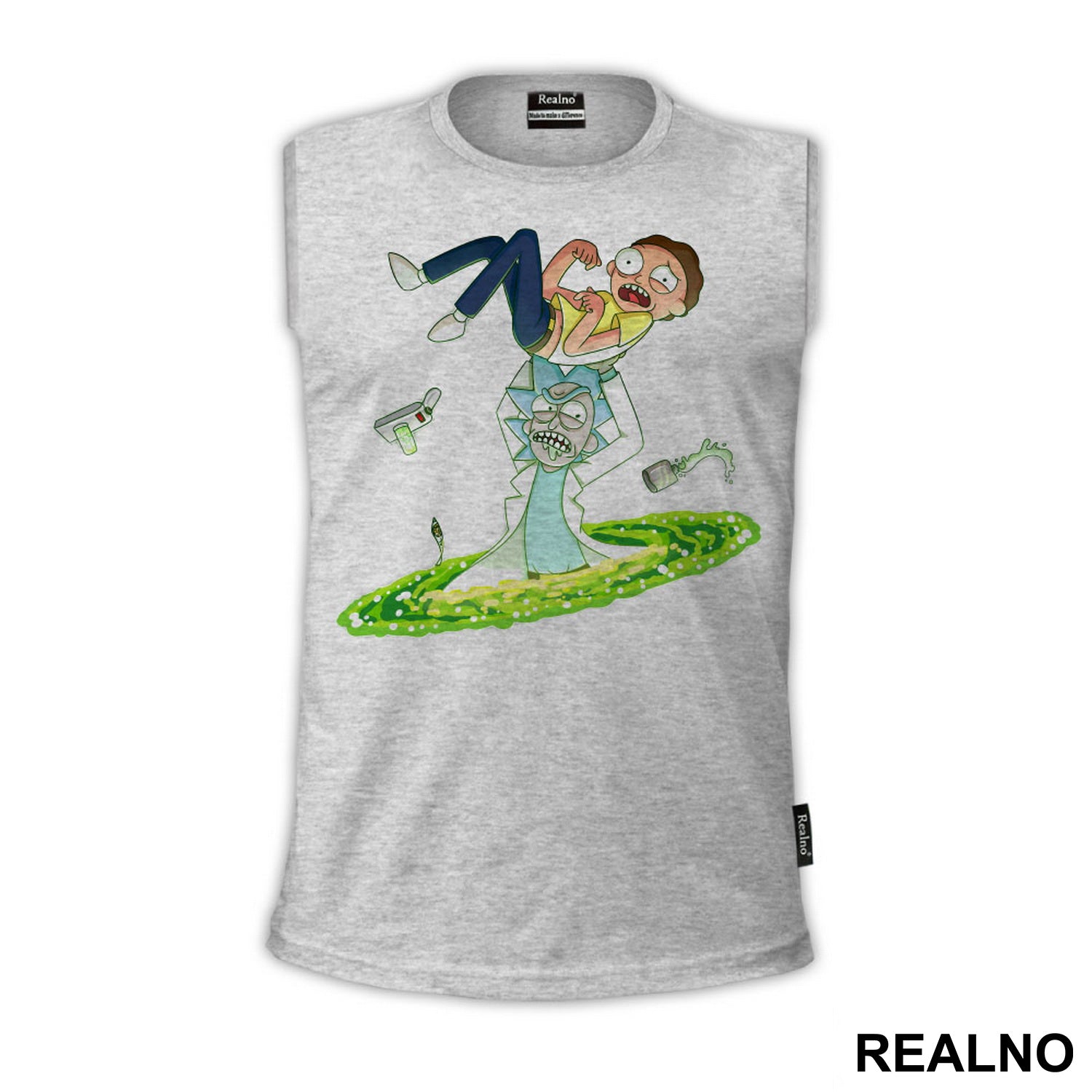 Throwing- Rick And Morty - Majica