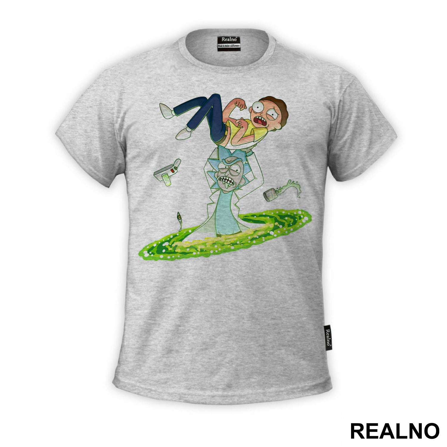 Throwing- Rick And Morty - Majica