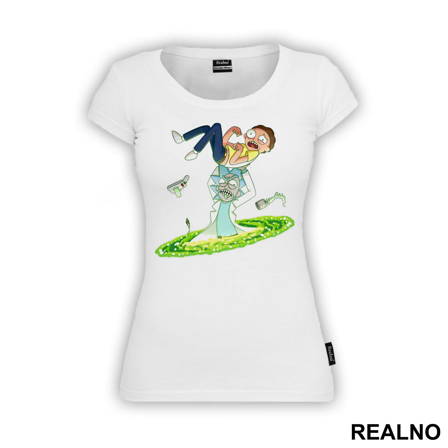 Throwing- Rick And Morty - Majica