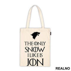 The Only Snow I Like Is Jon - House Stark - Black Dire Wolf - Game Of Thrones - GOT - Majica