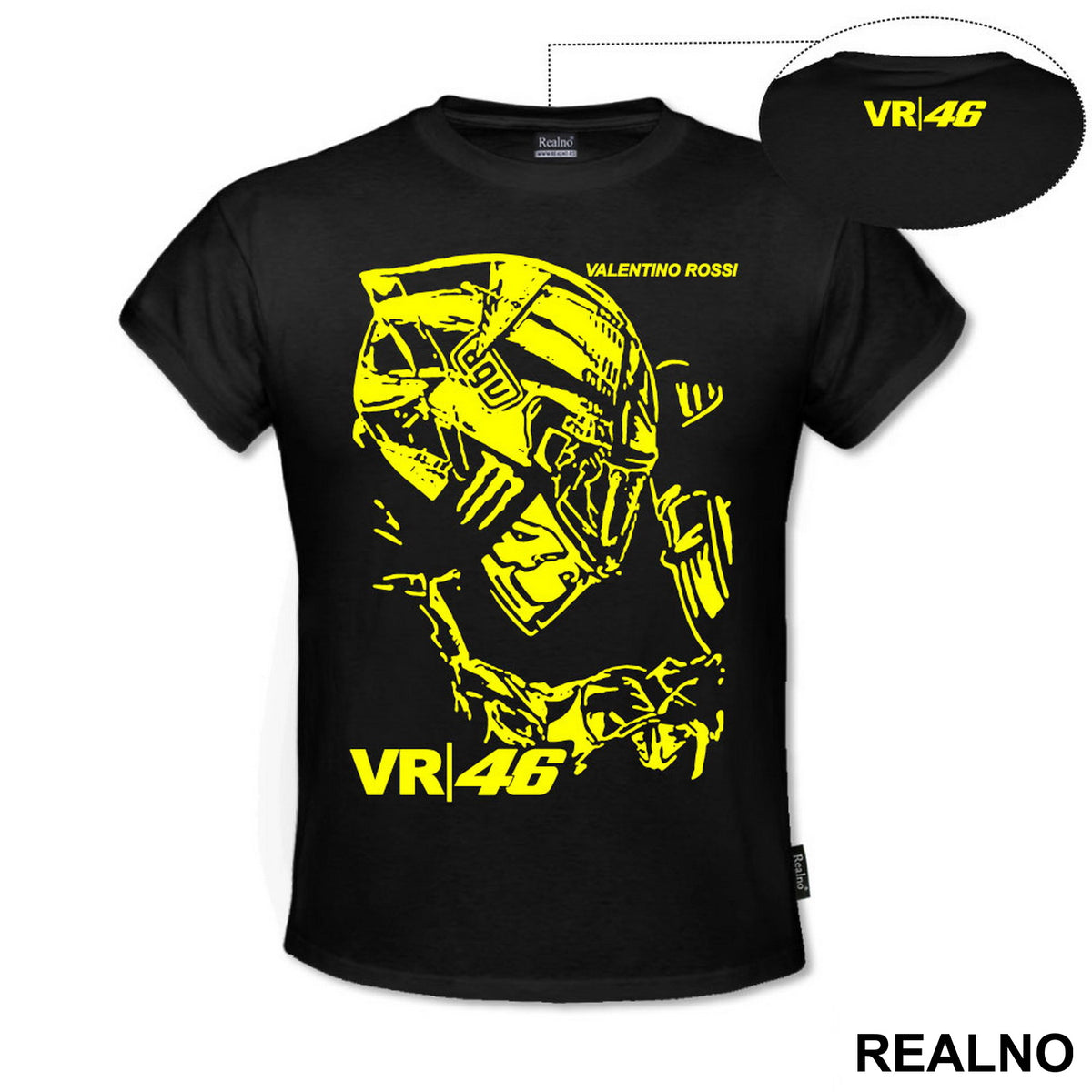 Yellow Conture- Rossi - 46 - MotoGP - Sport - Majica