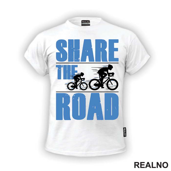 Share The Road - Bickilovi - Bike - Majica