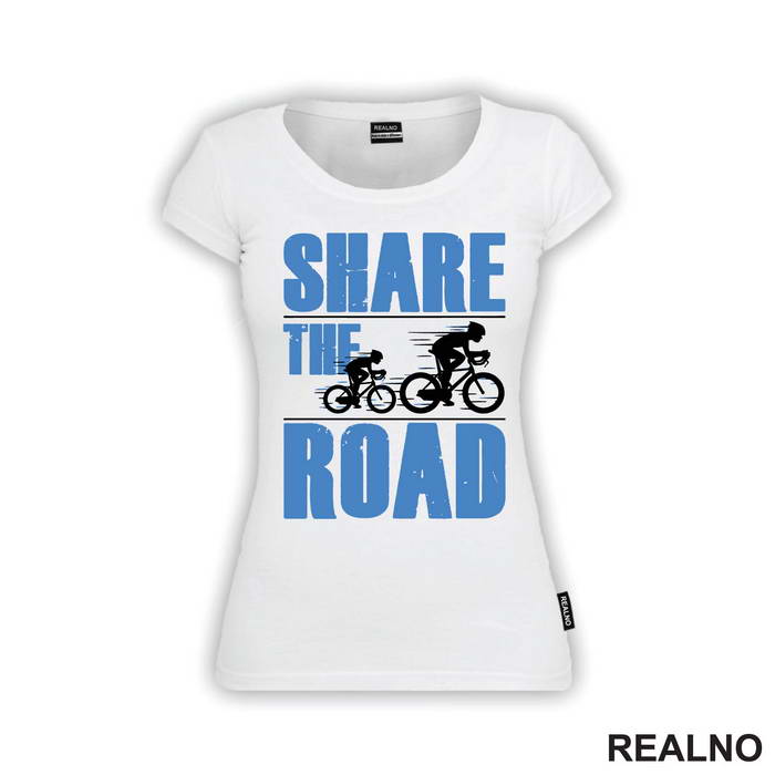 Share The Road - Bickilovi - Bike - Majica