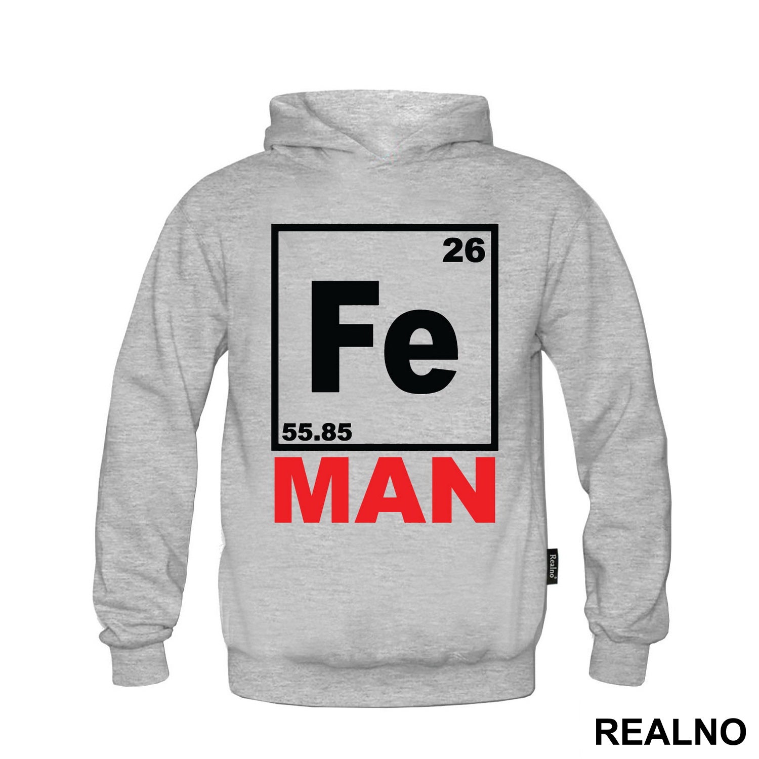 Fe - Man - Chemical Element - Red And Yellow - Iron Man - Majica