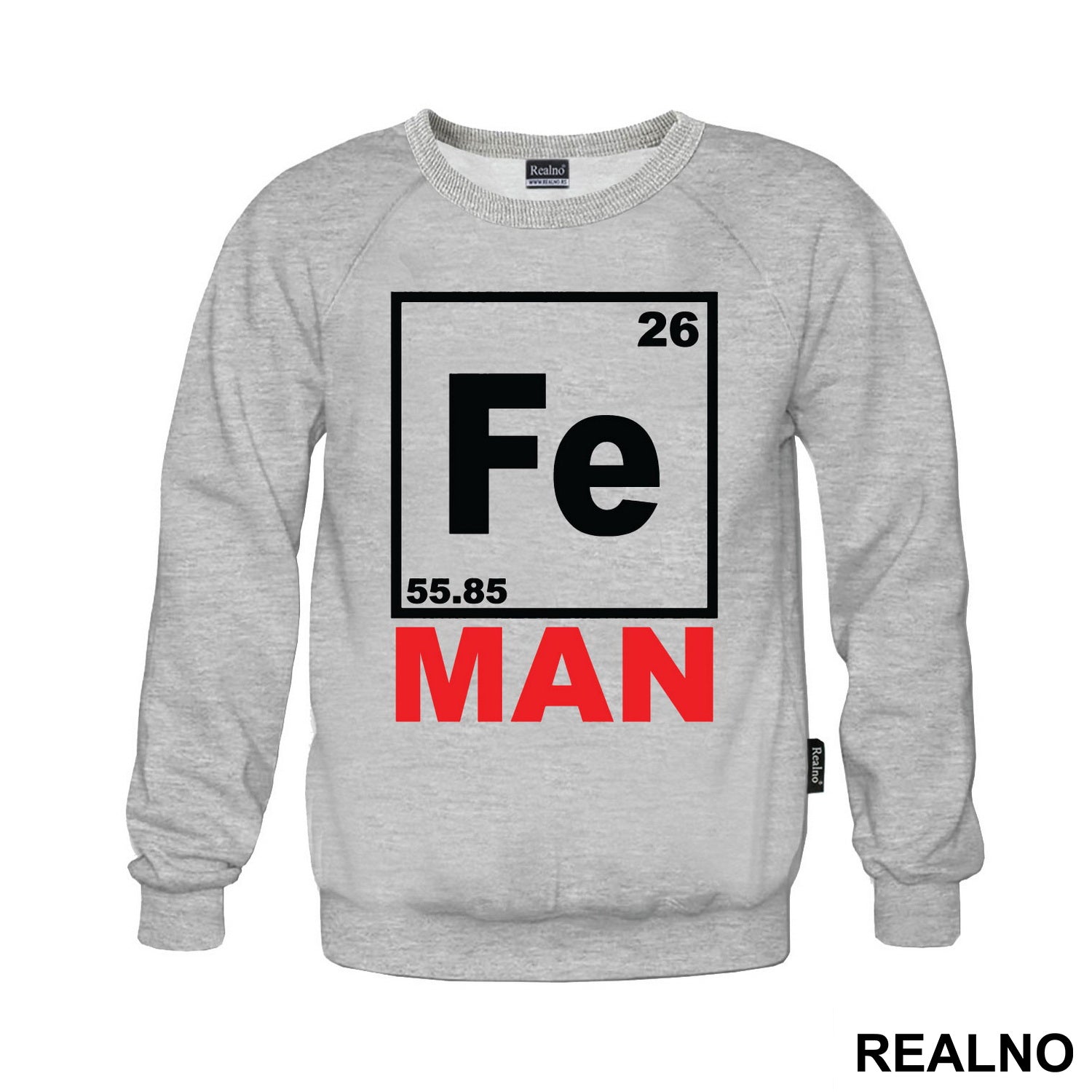 Fe - Man - Chemical Element - Red And Yellow - Iron Man - Majica